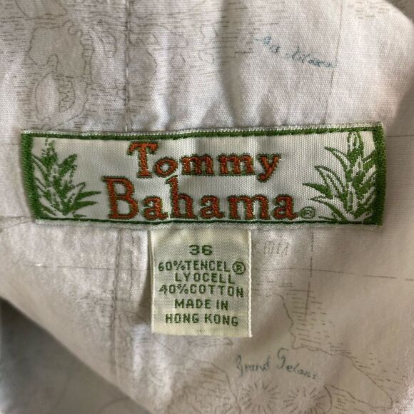 #157 TOMMY BAHAMA Wide Leg Khaki Chinos - Picture 10 of 11